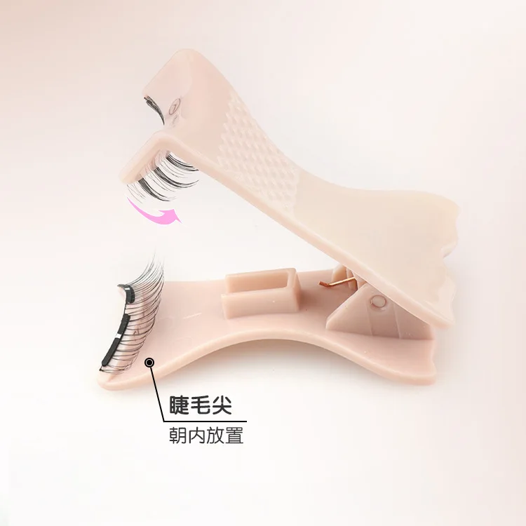 Faux cils magnétiques doux, boîte d'ensemble Portable, boucles denses naturelles, cils réutilisables sans colle avec ensemble de clips, maquillage de beauté