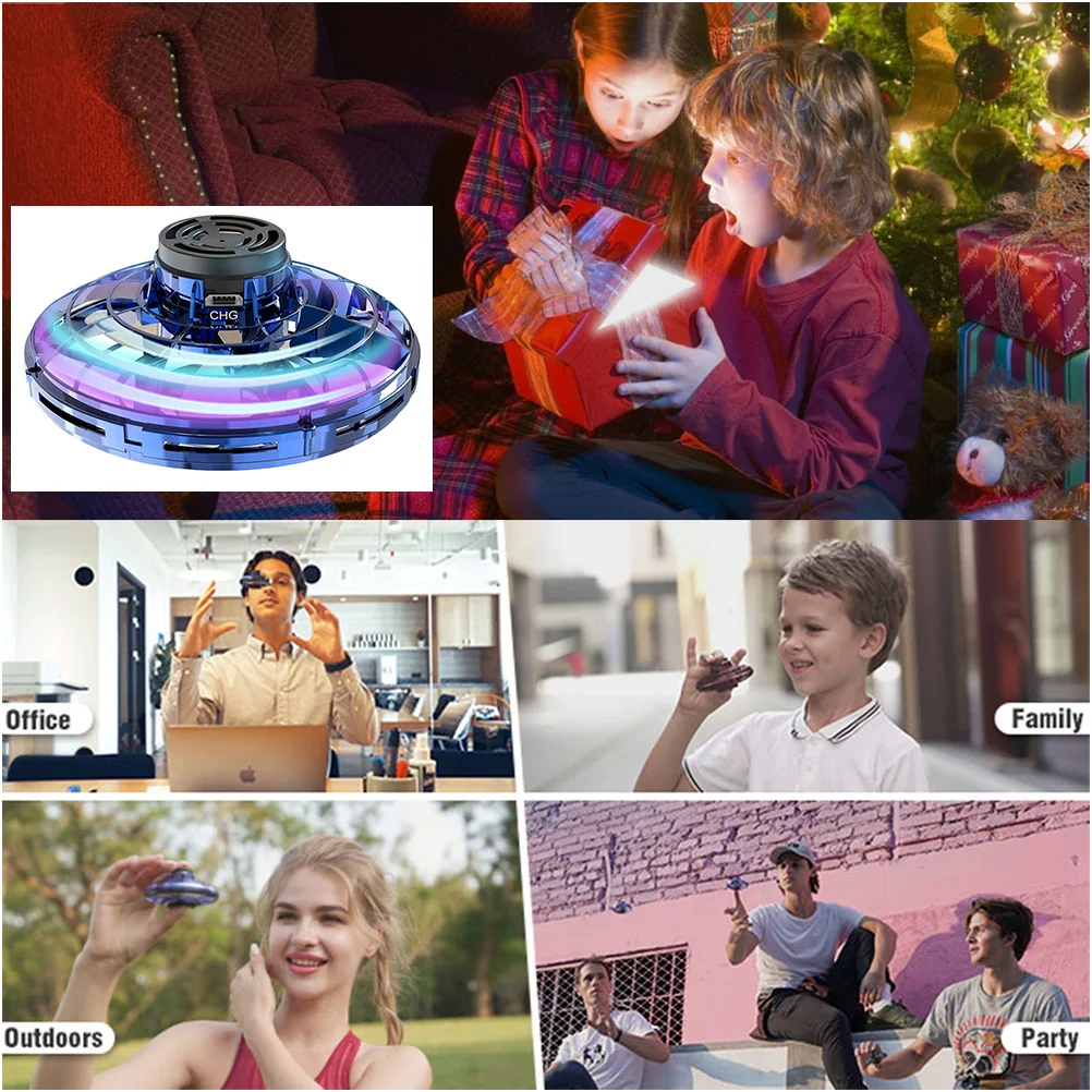 Gyrocraft Outdoor Toy Drones Portable Flying Model Fingertip Flight Child Gyroscope