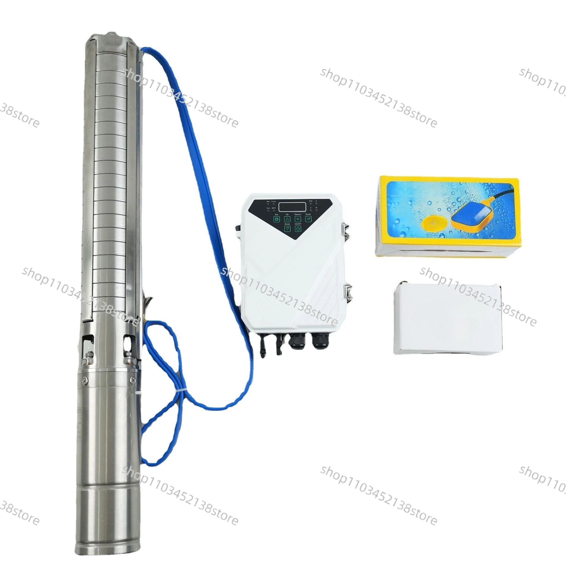 

Farmland Irrigation 304 Stainless Steel 48V Brushless DC Pump Solar Deep Well Pump