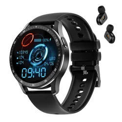 2023 New TWS Bluetooth Headset Smart Watch 2 in 1 Men IP67 Waterproof Sports Pedometer Heart Rate Health Monitor Women's Watch