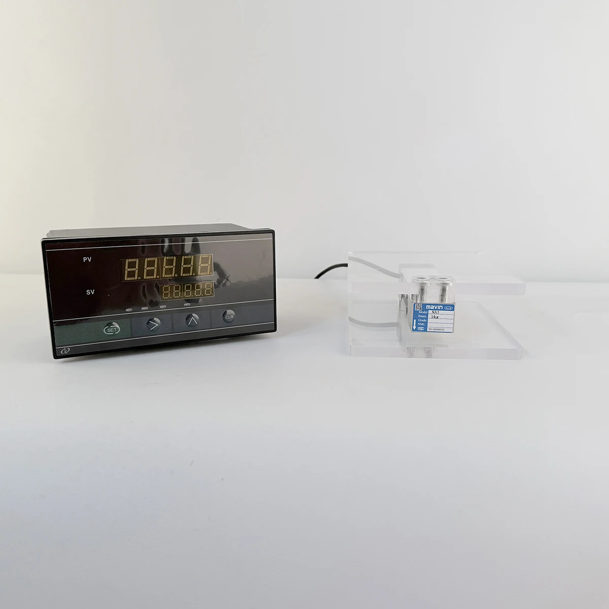 High Precision Load Cell Kit 3kg-100kg Parallel Beam Scale Sensor with Dual LED Digital Display Control Meter