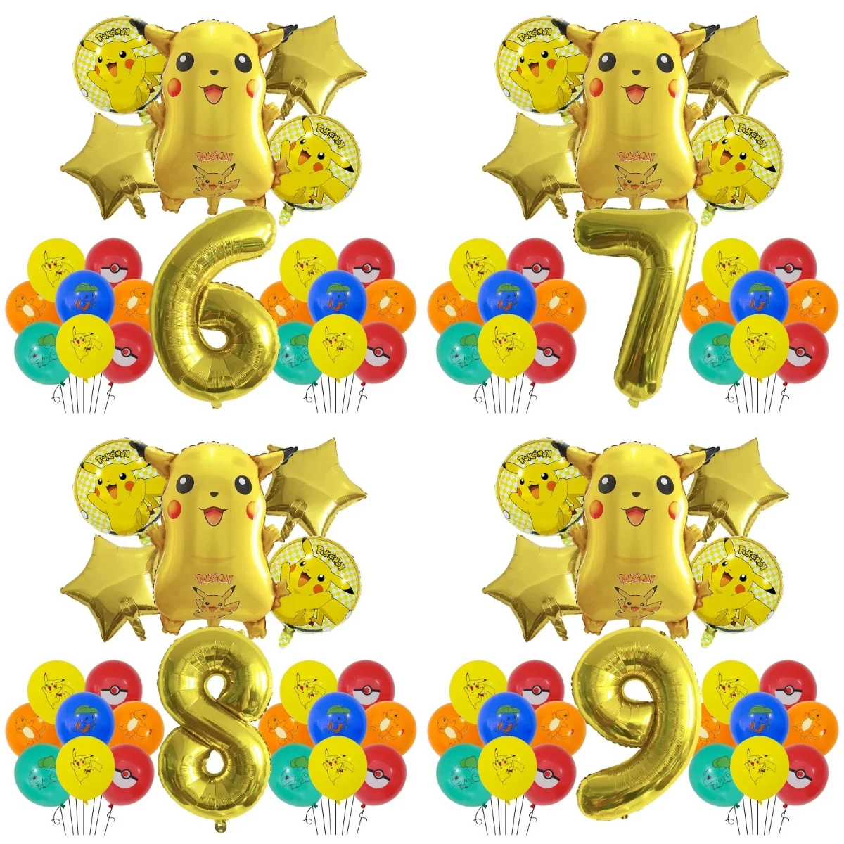 22Pcs Cartoon Pokem…