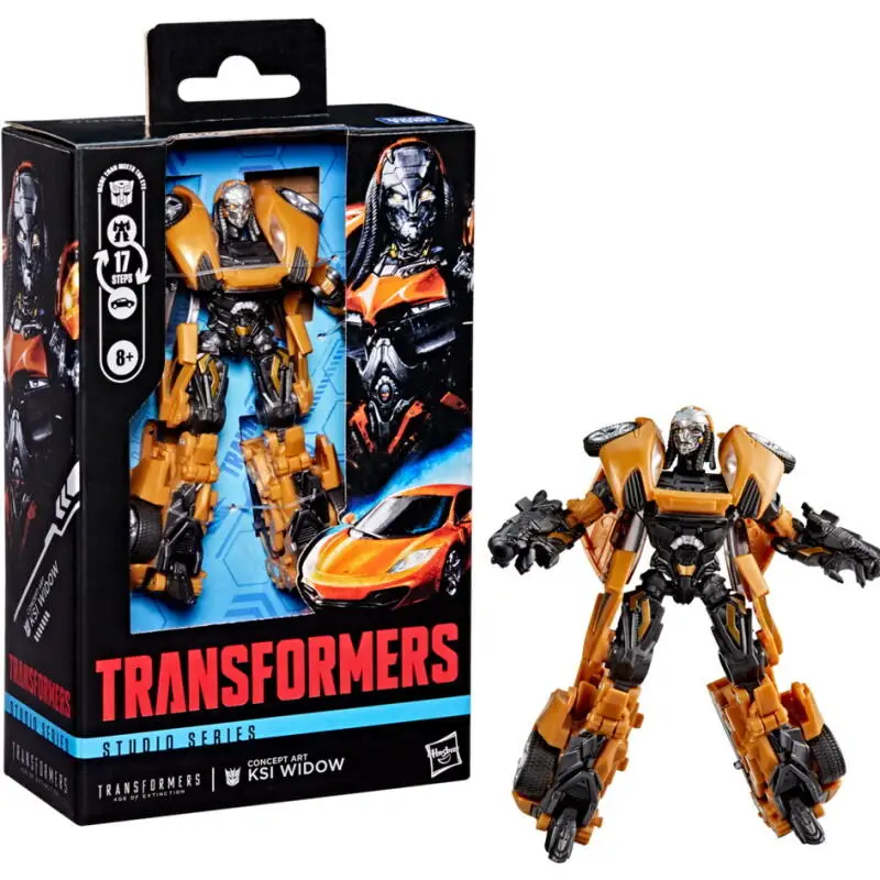 Transformadores brinquedos tf4 estúdio série idade de extinção conceito arte ksi viúva classe de luxo 4.5-Polegada figura de ação robô brinquedo presente
