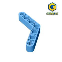 Gobricks GDS-673 Technical, Liftarm, Modified Bent Thick 1 x 7 (4 - 4) compatible with lego 32348 pieces of children's toys