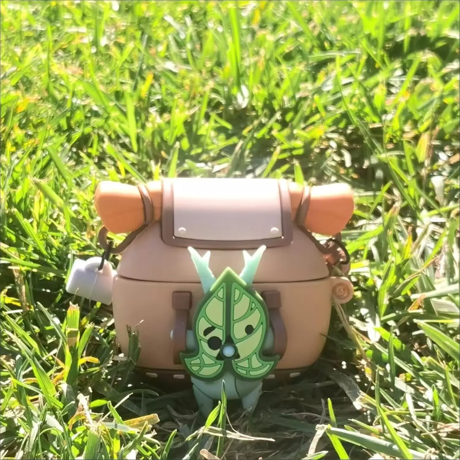 حافظة سماعة رأس لهاتف هواوي فري كليب، حافظة لسماعات الأذن من السيليكون بتصميم الرسوم المتحركة اليهاهاى اللطيفة مع خطاف للأولاد والبنات