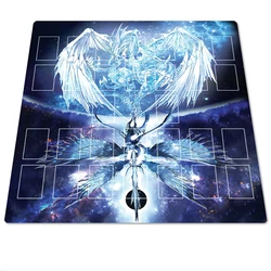 60x60cm Yu-Gi-Oh! Playmat, podwójna płyta Duel, możliwość personalizacji, podkładka do zabawy w Anime, gumowa mata OTCG, płyta bitewna, mata do gry DIY