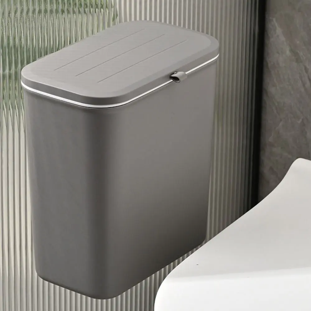 

1 шт. новый подвесной мусорный бак большой емкости 10 л с крышкой, корзина для мусора, настенная кухонная корзина для мусора для переработки, кухня, ванная комната