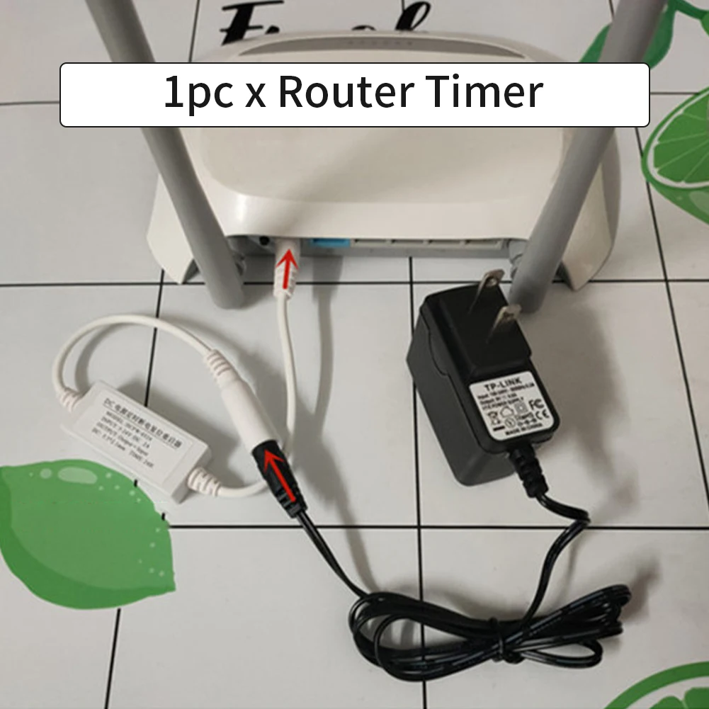 24h Durable Reset Tool Relay Router Timer Practical Auto Power Off Controller Accessories 9V 12V Restart Network Home Automatic