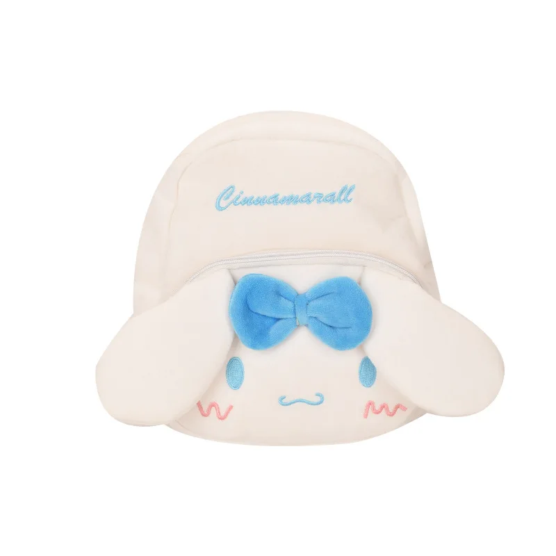 Kuromi Cinnamoroll & My Melody Plush Backpack Adorable, Large-Capacity, Kawaii Design - Soft Cartoon Characters image 6
