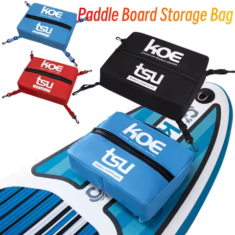 Paddle Board Storage Bag Paddleboard Deck Cooler Bag Waterproof Stand Up Board Bag with Sealed Zipper For Kayak Paddle
