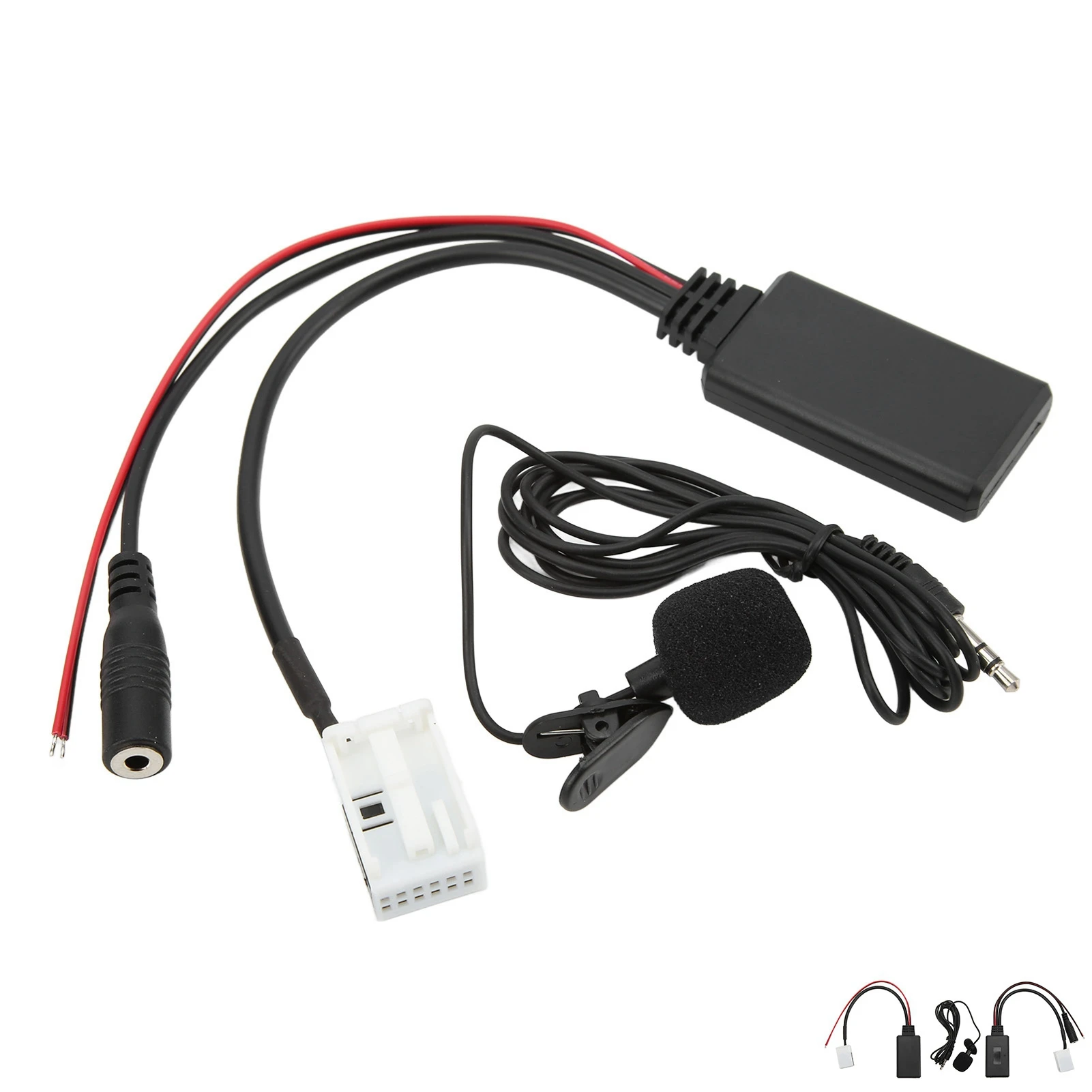 12-Pin Auto-Radio RD4 Musik-AUX-Kabeladapter für C2 C3 C4 C6 C8 Empfänger mit Bluetooth-Verbindungskabel – Detail 8