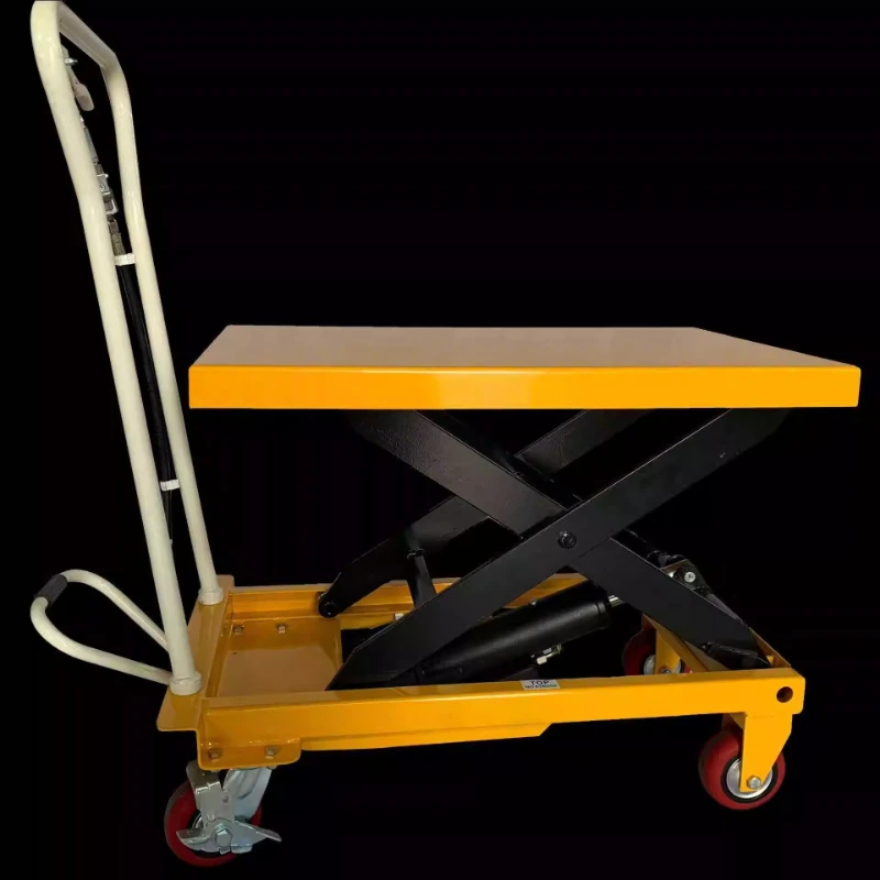 Manual Hydraulic Lift Trolley Mobile Special Lift Trolley Equipment Commercial Furniture Carrello Di Sollevamento ZY40TC