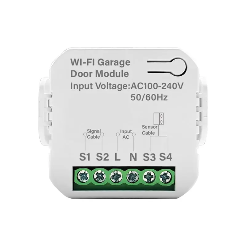 

Умный Wi-Fi контроллер для гаражных ворот IDUD: универсальный беспроводной пульт, датчик открывания, управление через приложение