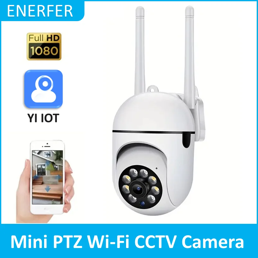 YI IOT APP 1080P HD Draadloze beveiliging WIFI-camera AI-aangedreven menselijke tracking, bewegingsdetectie Alarm Push, videobewaking