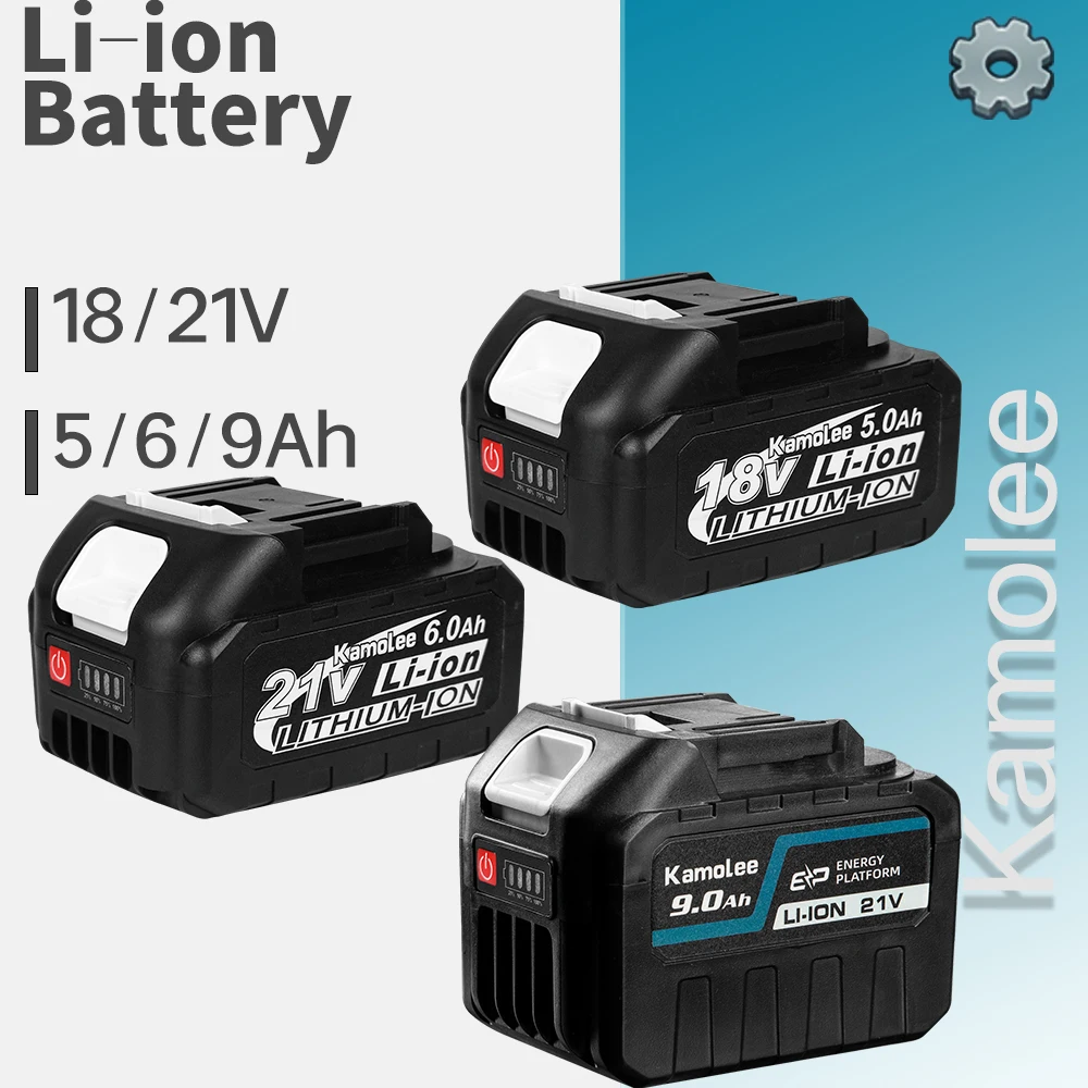 kamolee-18-v-21-v-li-ion-batterie-bl1860-perceuse-a-main-batterie-outils-electriques-pour-outils-kamolee