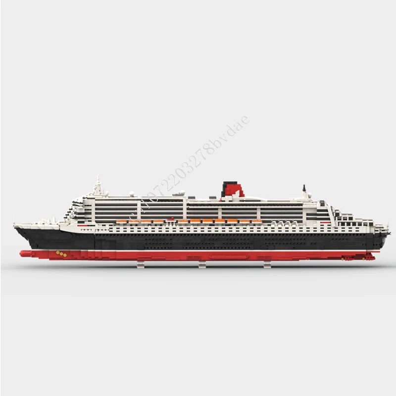 3947 قطعة MOC RMS الملكة ماري 2 السفينة الألغاز سفينة حربية مجموعة الجمعية الإبداعية عيد ميلاد الاطفال لغز هدايا عيد الميلاد لعب للأطفال الأعمار