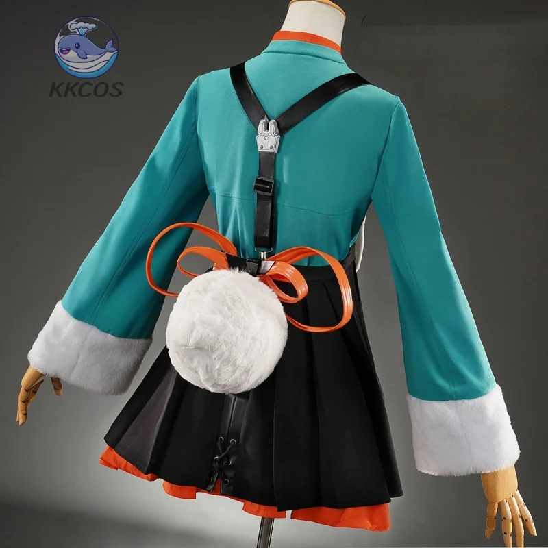 لعبة ZZZ Zenless Zone Zero Zhao أزياء تنكرية على شكل آذان ذيل عيد الميلاد ومهرجان الهالوين وحفلات الهالوين فستان نسائي KKCos #5