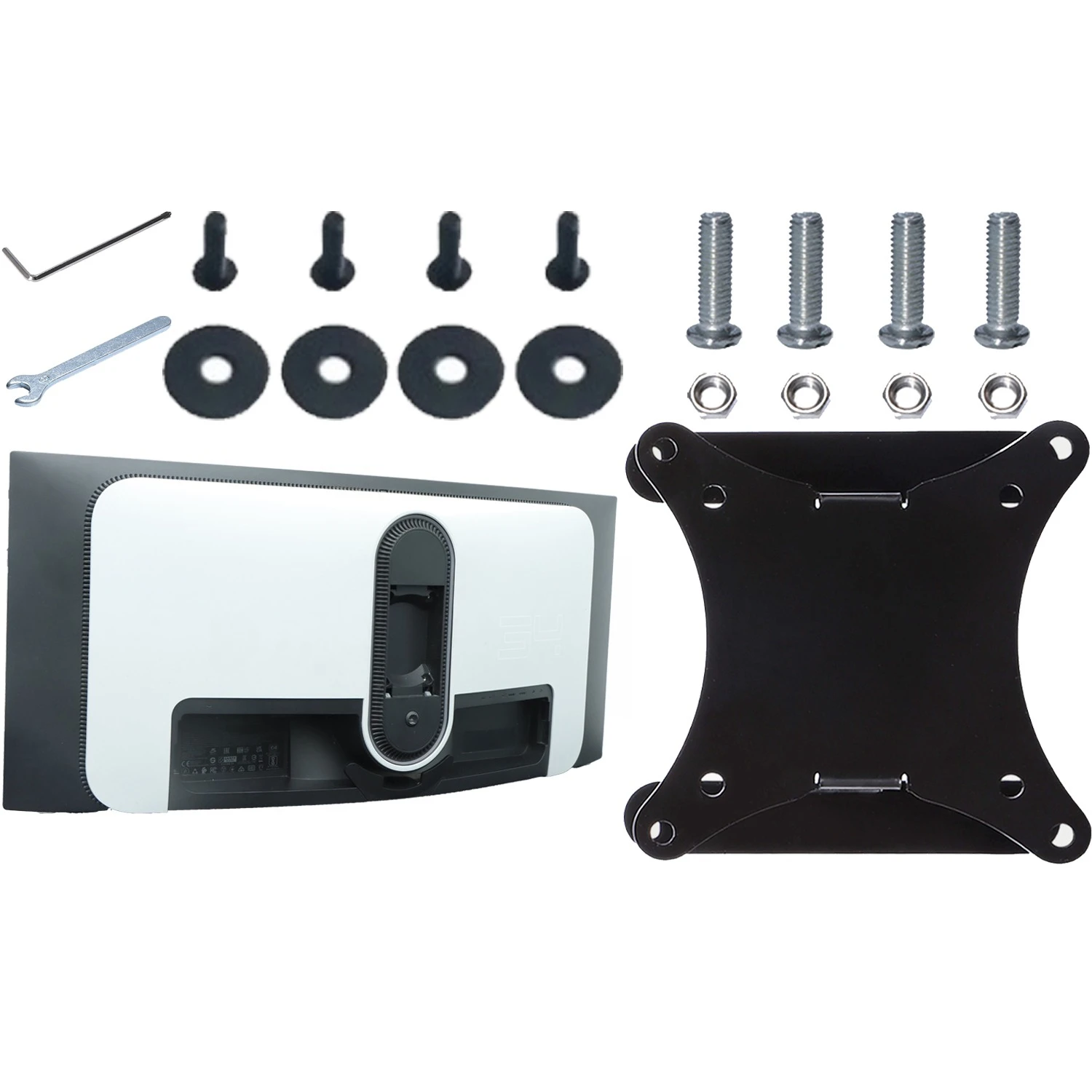 

Brand New for DELL Alienware AW2723DF AW2725Q AW3225QF AW3423DWF Monitors Wall Mount 75x75 100x100 Monitor VESA Adapter for Arms