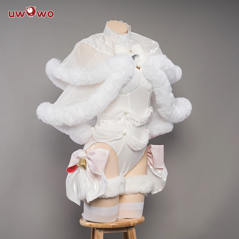 UWOWO Mikku Cosplay Sweets Series White Cake Layers Christmas Cosplay Halloween Costume Role Play Outfit