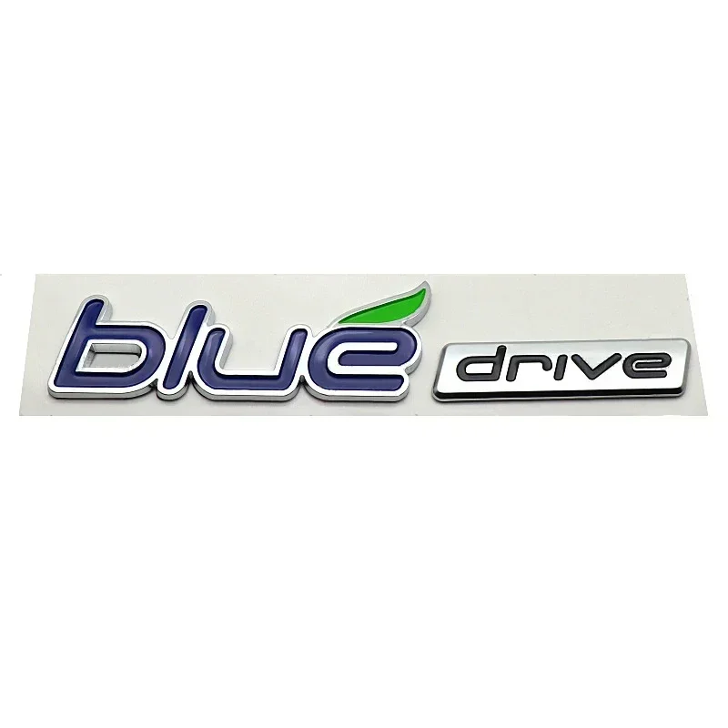 BLUE Drive Sticker Car Rear Trunk Emblem for Hyundai Kona Elantra Accent Lafesta Solaris Verna Aslan IX25 IX30 IX45 I30 Mistra