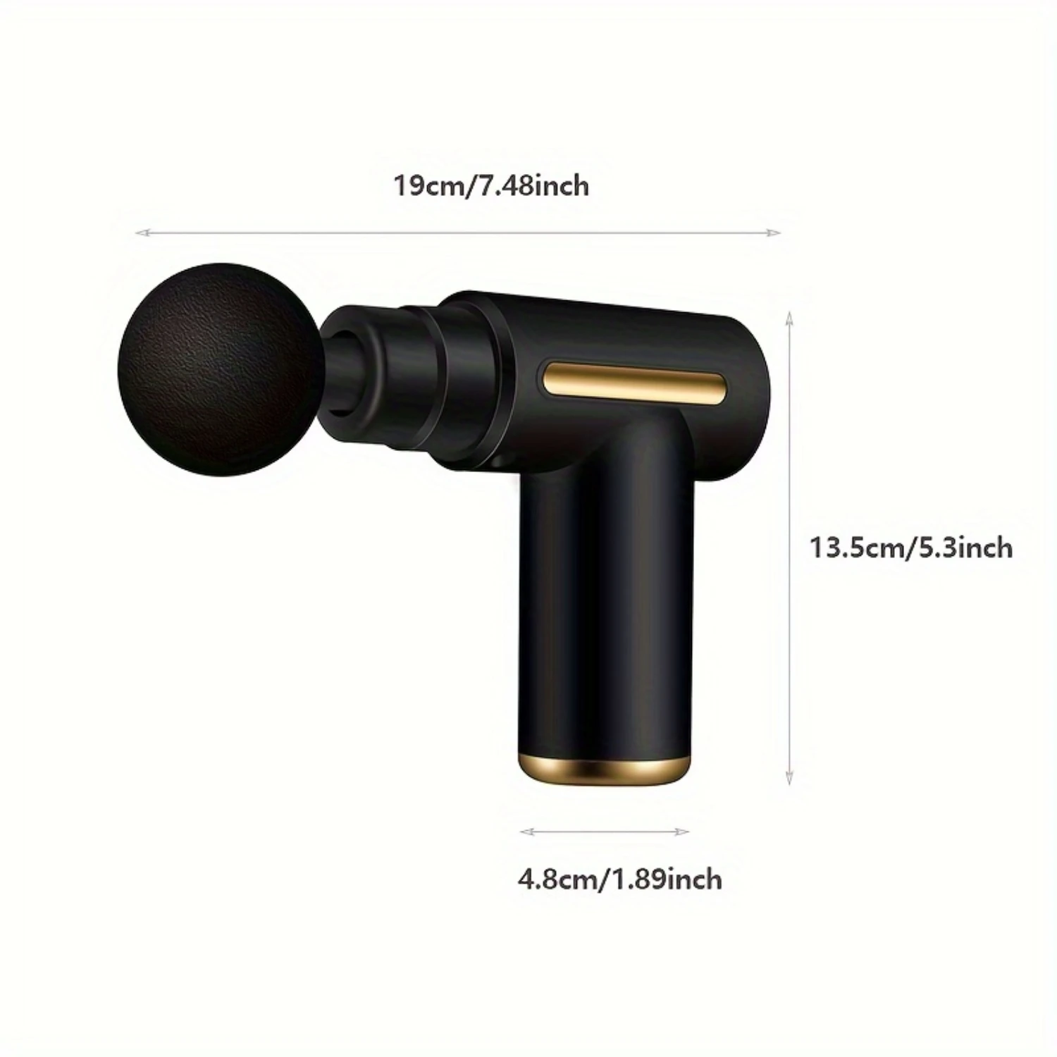 Ultra-Quiet Portable  Massage Gun With 6 Speeds - Rechargeable, Handheld Muscle Relief Device For Fatigue Reduction