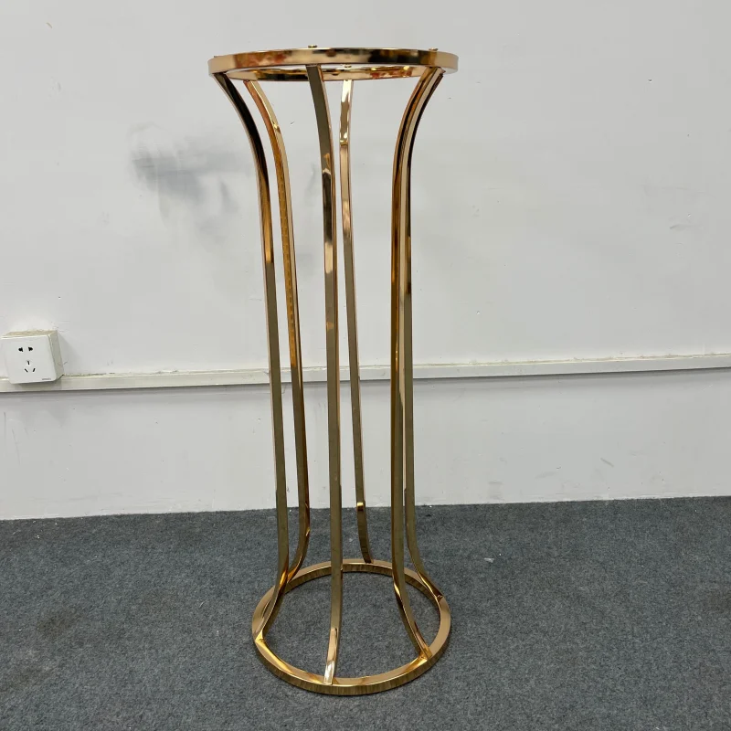 Galvanisierter Hochzeits-Blumenständer für den Gang, Hotelvase für Outdoor-Partys, Feiertagsveranstaltungen, Tischdekoration, neue Requisiten – Detail 4