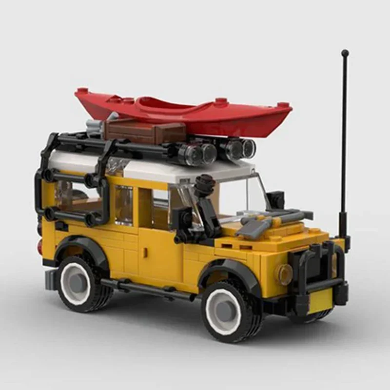 Moc Bouwstenen Beroemde Auto Model Klassiekers Mini Defender 110 Technologie Modulaire Blokken Geschenken Kerst Speelgoed DIY Sets Montage