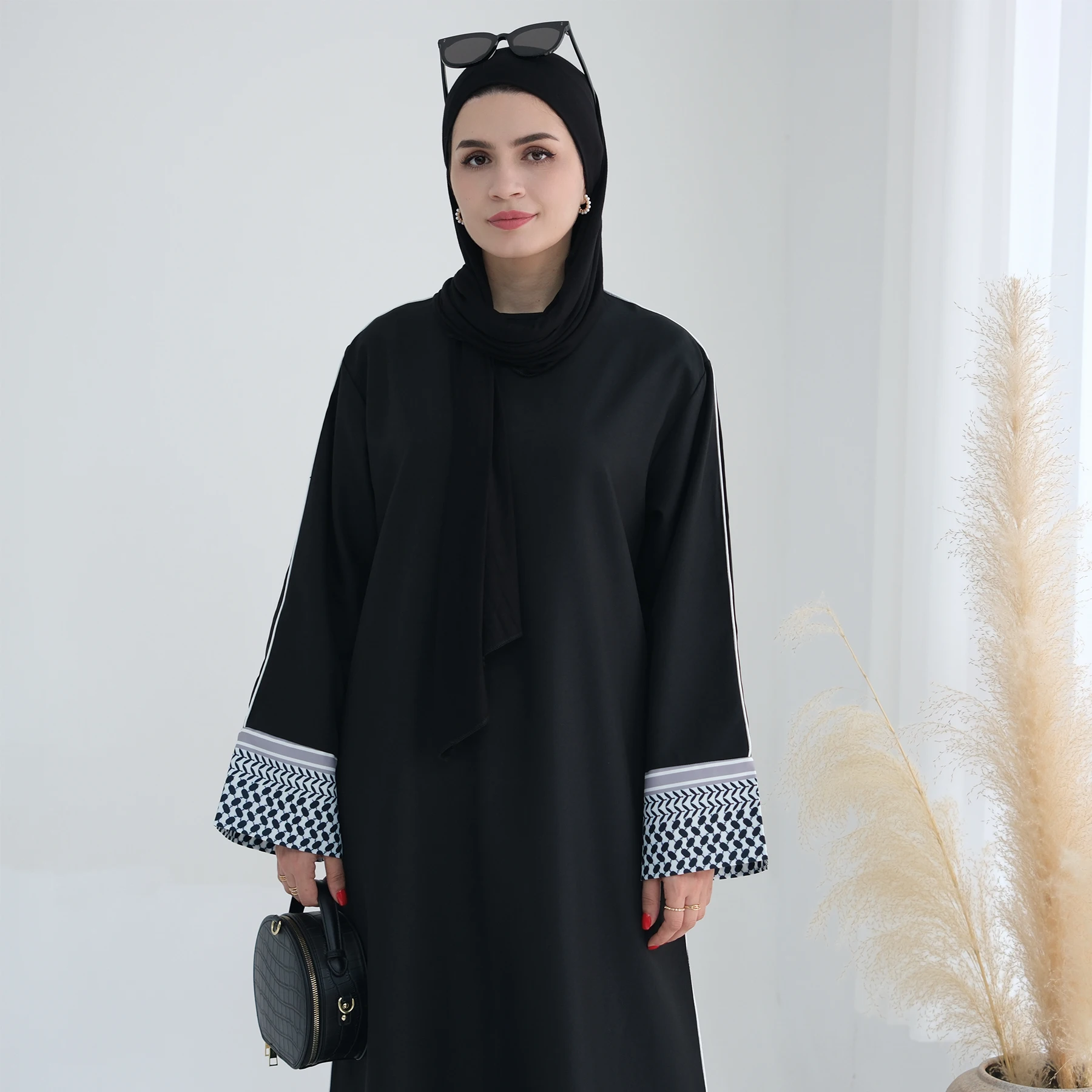 

Ramadan Abayas for Women Muslim Dress Eid Djellaba Dubai Turkey Kaftan Marocain Robe Islamic Clothing Saudi Arabic Abaya Gown