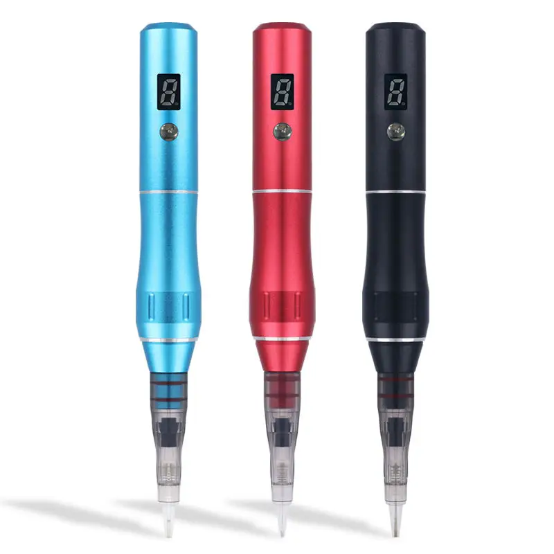 Factory Wholesale Scalp Wireless Digital Tattoo Pen Used For PMU Eyebrow Professional Tattoo Kit