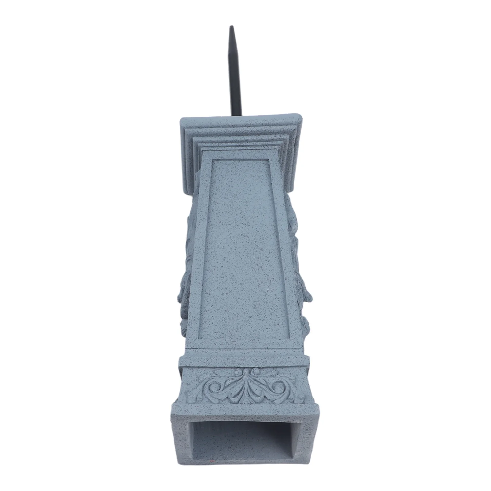 Memorial Resin Cemetery Vase with 15 Inch Metal Spike for Ground Anchoring Elegant Flower Holder Suitable for Fresh Flowers