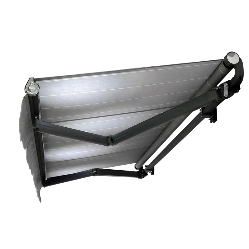 ATV&UTVWholesale Remote Control Motorized Folding Arm Retractable Awning 100% Solution-Dyed Acrylic Sail Aluminum Alloy Frame fo