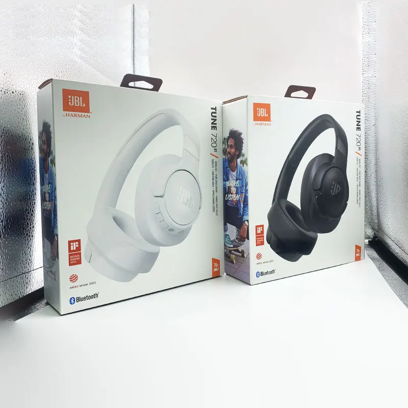 JBL TUNE 720BT Foldable Wireless Bluetooth 5.3 Headphones LE Audio Dual Connection 3.5mm Input Voice Aware 76H Playtime