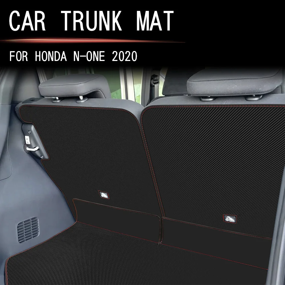 

for Honda N-ONE Interior Accessories 2020 Leather Trunk Mat Fully Enclosed Special Tailgate Mat Tailgate Protective Mat