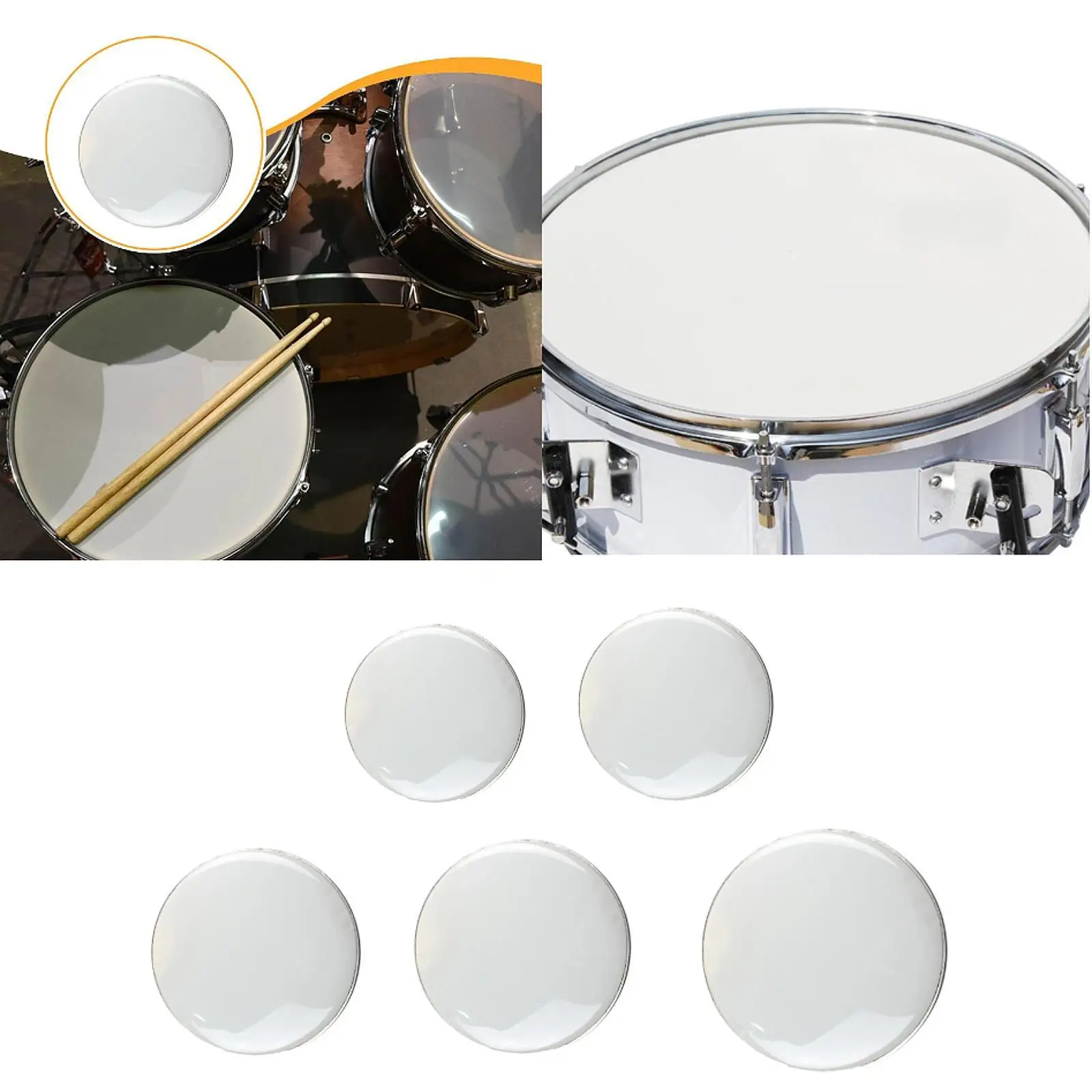 أجزاء قرع ملحقة محمولة لرأس الطبل من Snare لتمرين استوديو العرض
