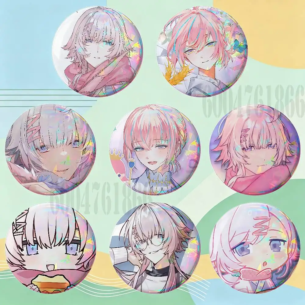 W-Willmesh Fragaria Memories HD Print Badges Pretty Round Display Brooches IP merchandise 32mm 58mm 75mm 44mm 25mm