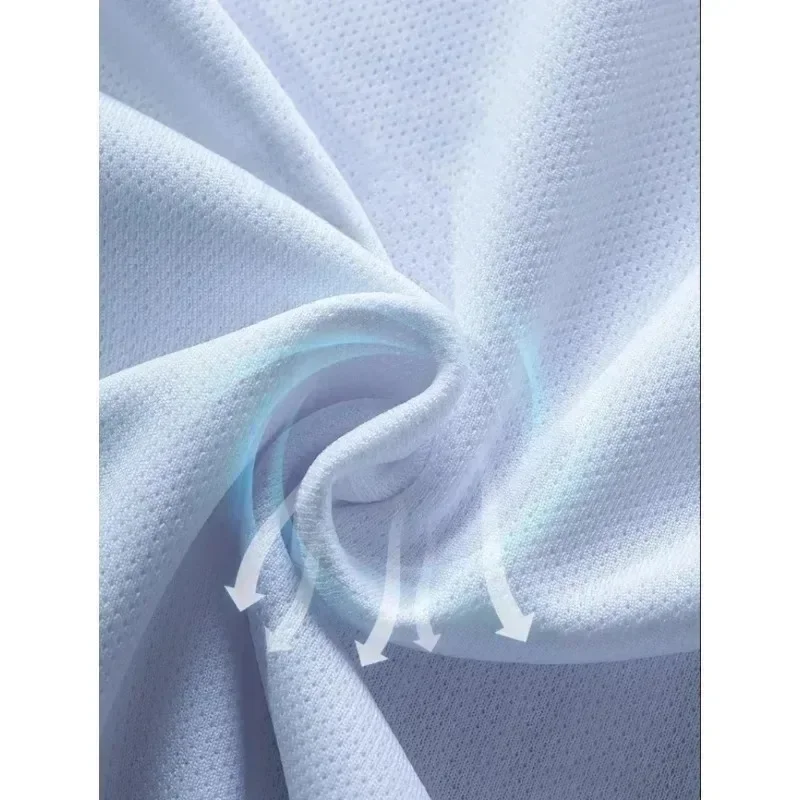 2025 جديد اللياقة البدنية الملابس ملابس لليوجا ملابس كاجوال الرقص فضفاضة قصيرة الأكمام الرجال والنساء كرة القدم الرياضة عيد الميلاد القمم #4