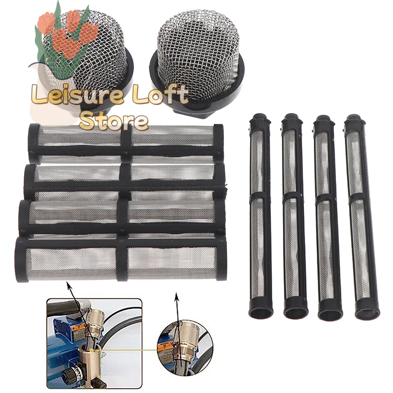 

Комплект фильтров для безвоздушных распылителей 246384/287032, для распылителей Graco 390, 395, 490, 495, 595, 695, сменный элемент и сетка