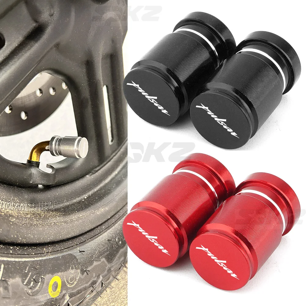 2pcs For Bajaj Pulsar 200 NS/200 RS/200 AS 200RS 200NS 200AS Motorcycle Wheel Tire Parts Valve Stem Caps Cover Accessories