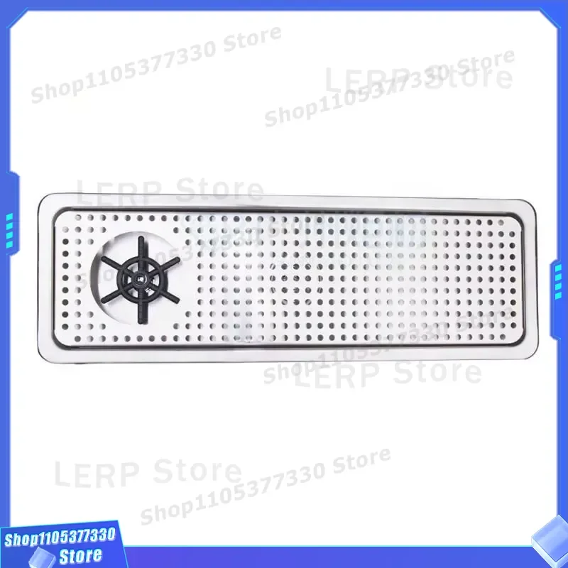 Commercial Stainless Steel Beer Drip Tray With Glass Rinser For Bar Pub Kitchen Sink Cleaning Station Professional Grade