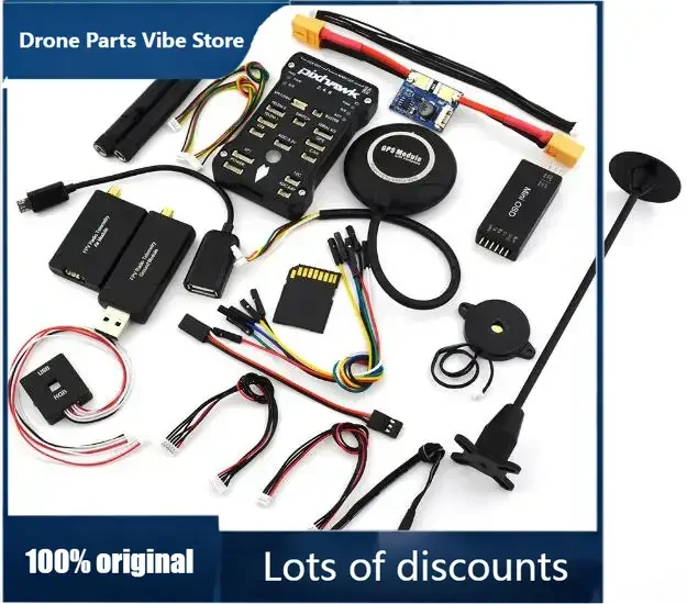 

FyPixhawk PX4 PIX 2.4.8 32 Bit Flight Controller+433/915 Telemetry+M8N GPS+Minim OSD+PM+Safety Switch+Buzzer+RGB+PPM+I2C+16G SD