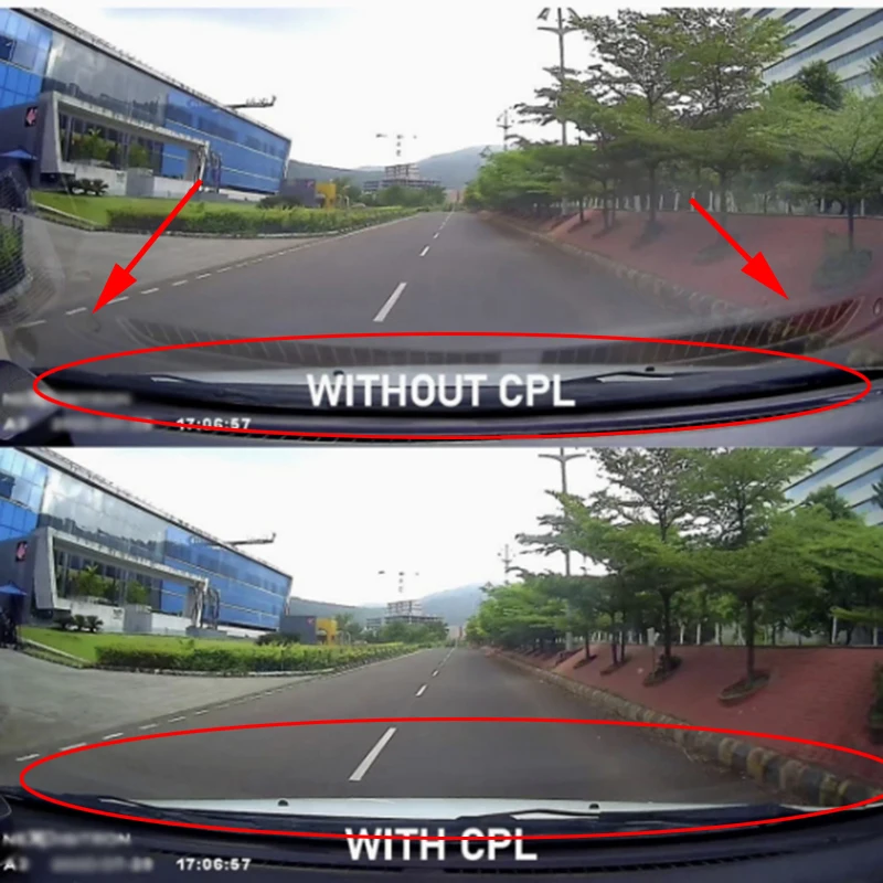 for 70mai pro plus+ A500s CPL Filter or RC06 Rear camera CPL Filter For 70mai Lite2 FOR 70mai A500S  Lite2 Mount
