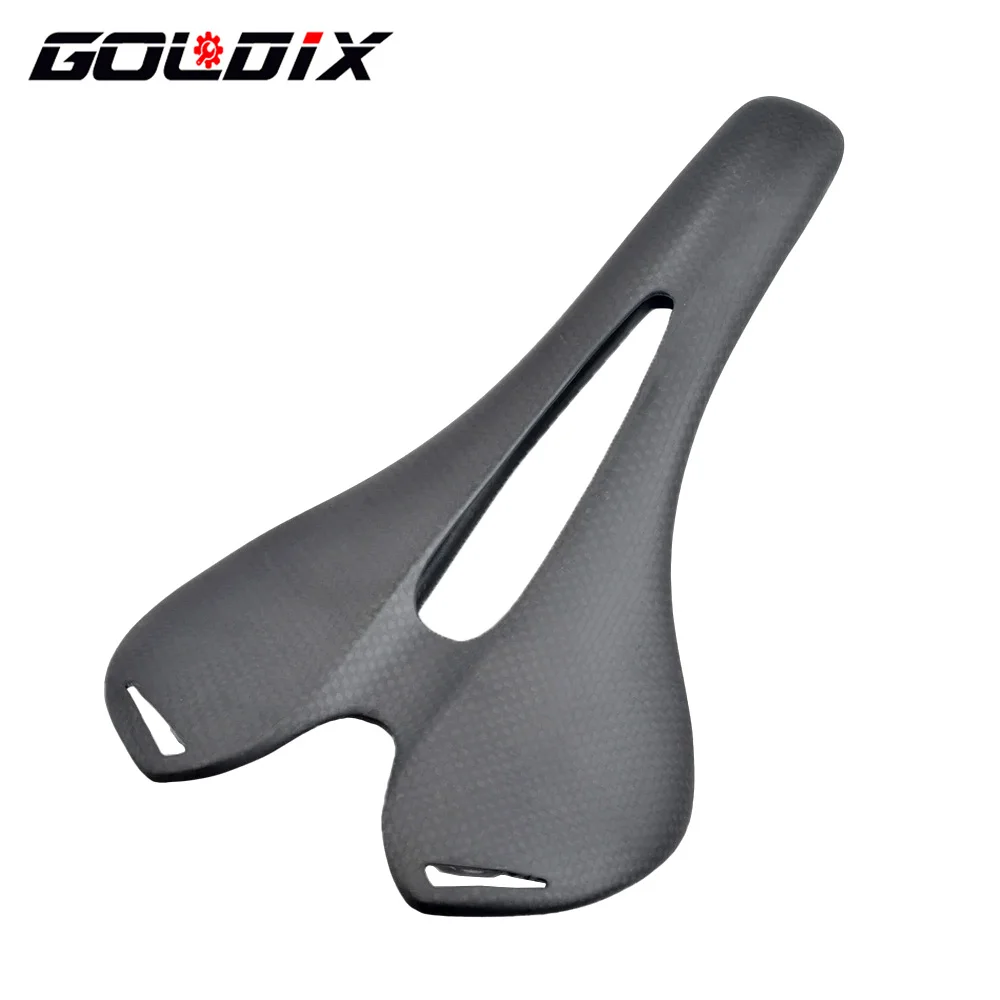 GOLDIX MTB Road Bicycle Carbon Fiber Ultralight Saddle Bike Saddle Carbon Fiber Riding Seat Cushion