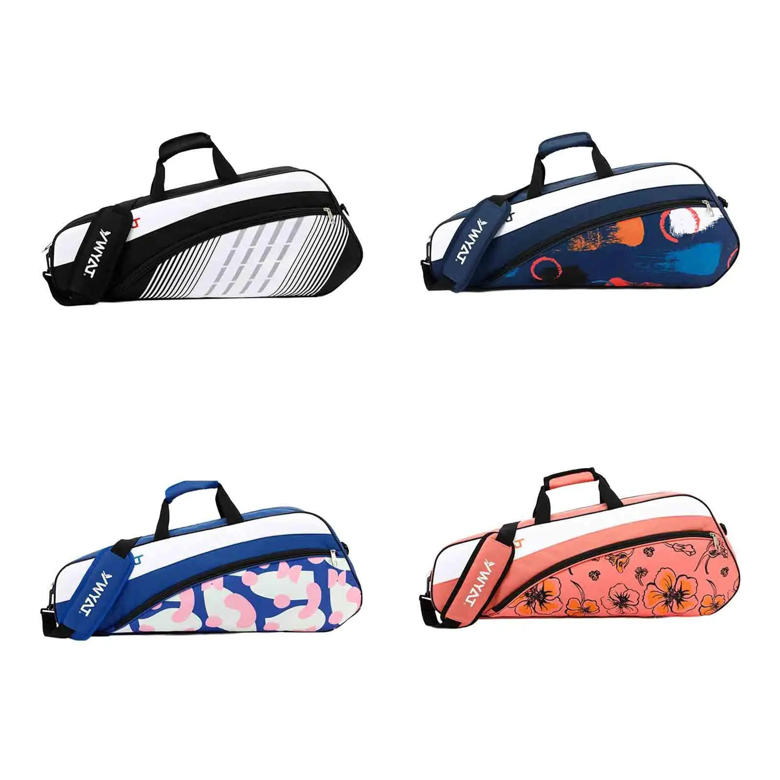 Badminton Racket Bag Tennis Sports Bag for Outdoor Sports Venues School Sports Classes Outdoor Sports Competitions Travelers