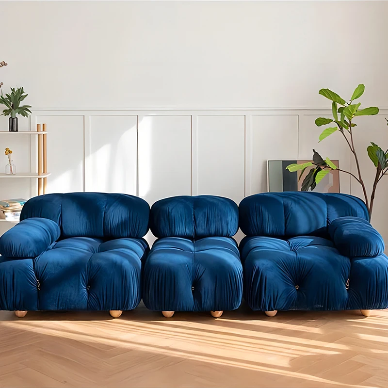 Vacuum compression sofa Mario small apartment sofa living room 2025 new single sofa module combination is simple