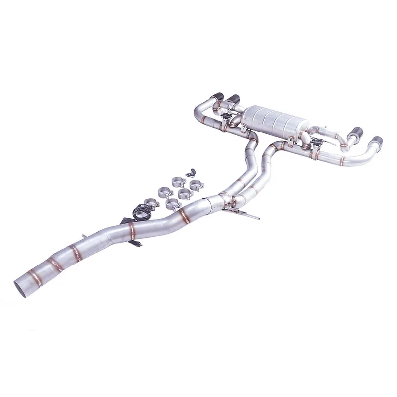 

[Custom product] For 19 Porsche Cayenne hybrid 9Y0 3.0T Catback 304 stainless steel exhaust system silenced tubes