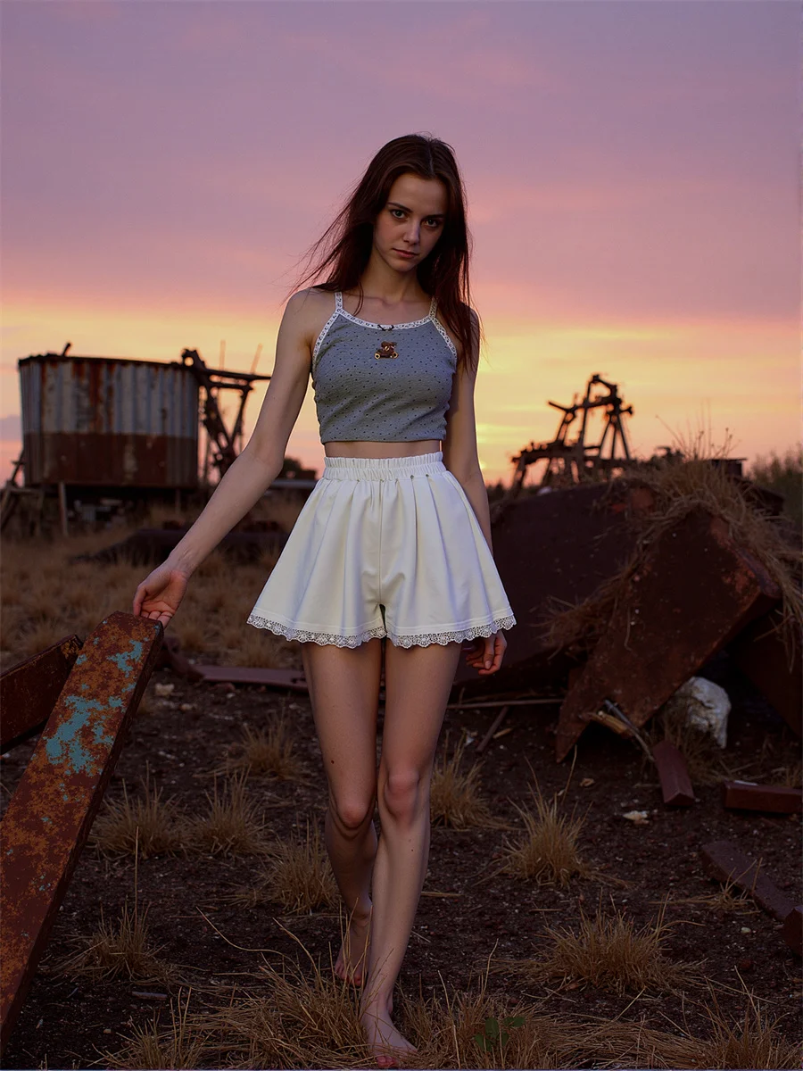 Shorts feminino perna larga bermuda leve respirável linho cordão ajustável perfeito férias coreano chique outfits