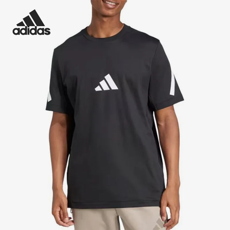 adidas-summer-new-t-shirt-classique-a-manches-courtes-et-col-rond-pour-hommes-ample-et-respirant-jc7920