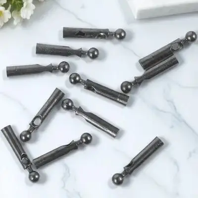 

10pcs Tail Umbrella Parts Beads 15X1.8mm Metal Replacement Parts for Folding Rain Umbrella Bone Covers Accessories