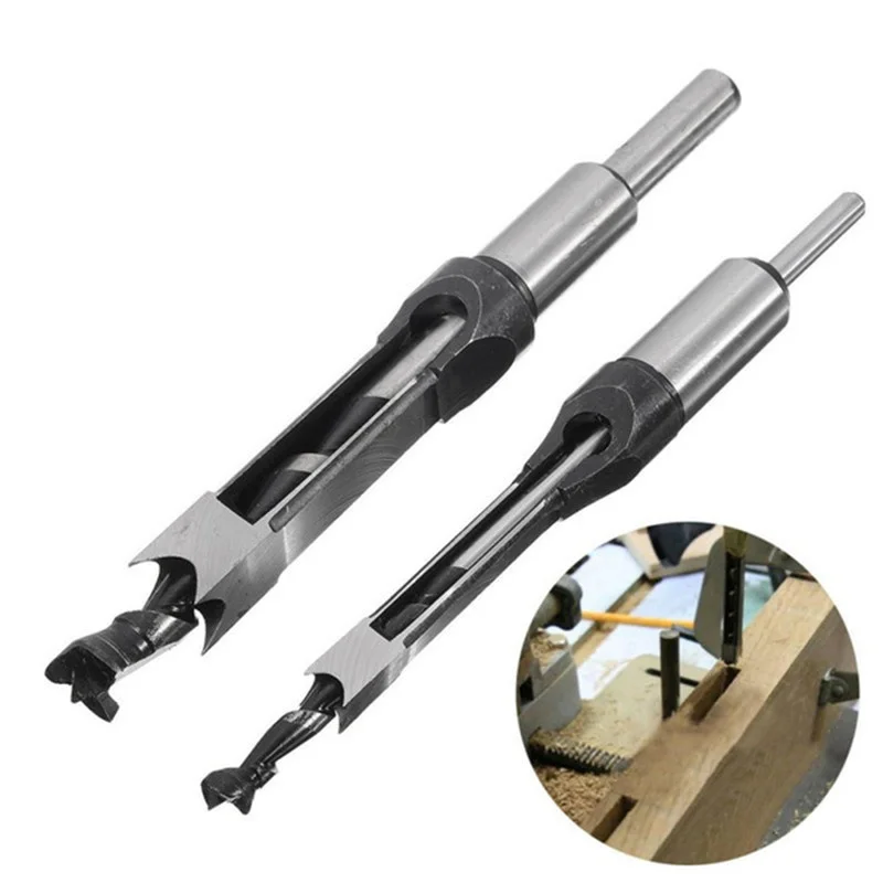 Imagem -06 - Twist Hss Square Hole Broca Auger Steel Mortising Perfuração Craving Ferramentas para Carpintaria Perfeito para Escultura Faça Você Mesmo mm mm 12 mm mm