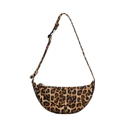 High Quality canvas Leopard print Handbag Purse Women's Bag Shoulder Crossbody Bags Lady Messenger Tote for Women Girls